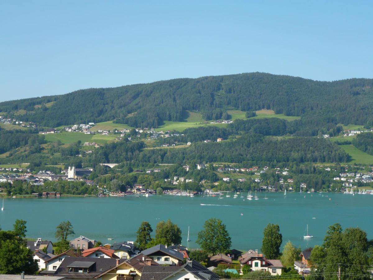 Ferienwohnung Schwarzindien Mondsee Bagian luar foto